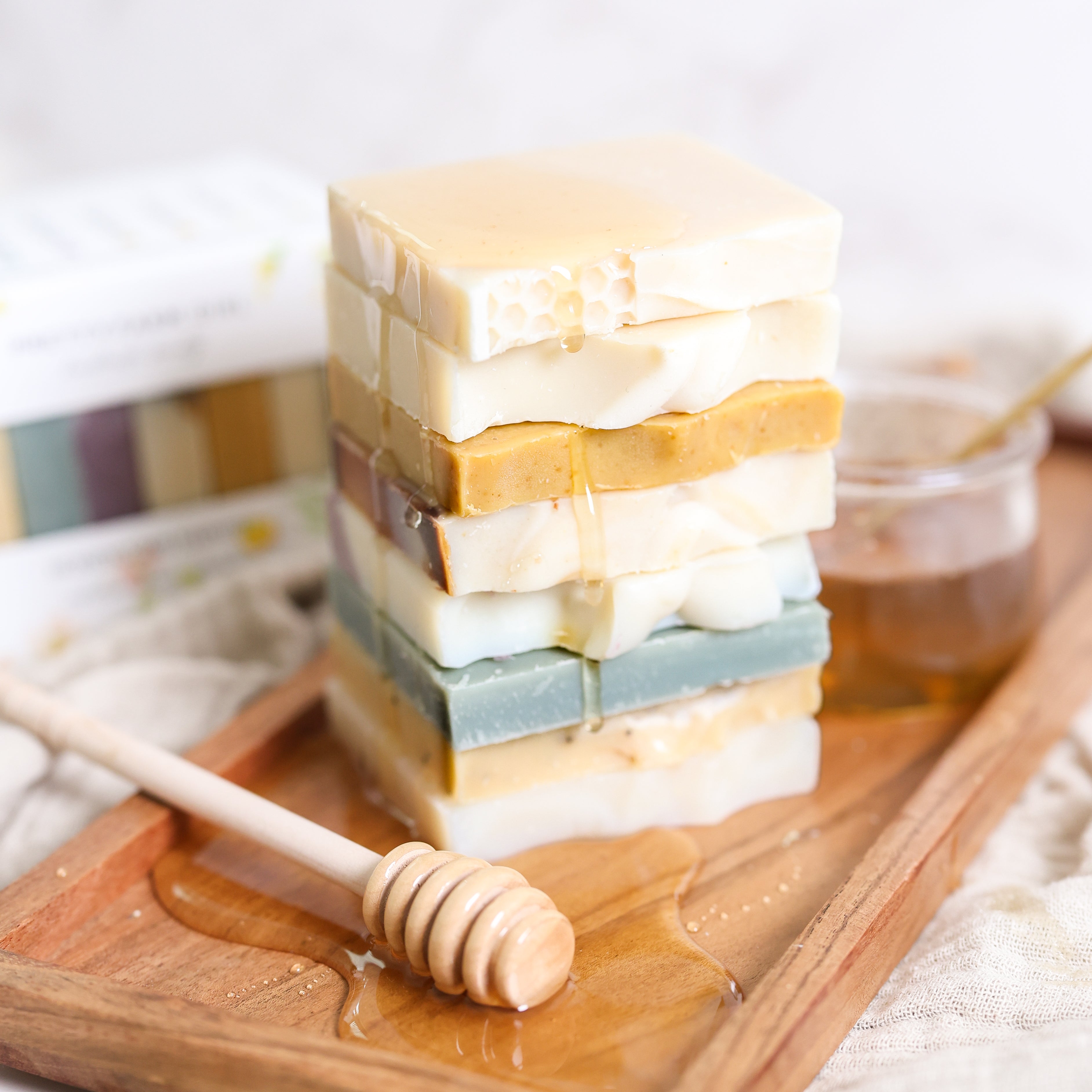 Honeycomb Harvest  Goat Milk & Tallow Soap Sampler